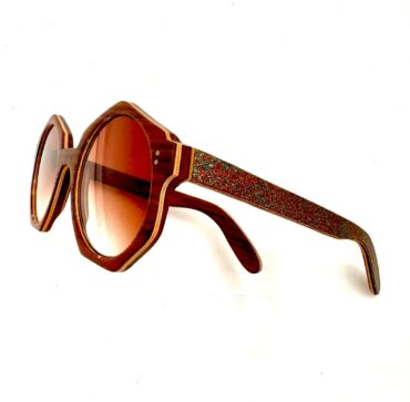 Lunettes en bois solaires femmes : Craboulette