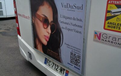 VuDuSud s’affiche sur les bus de Narbonne